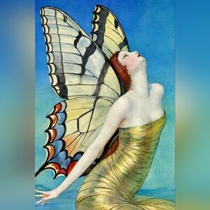 Butterfly Winged Art Print